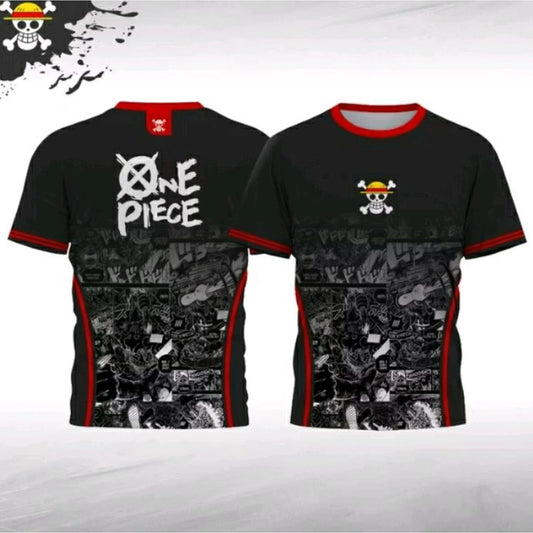 Jersey One Piece Vintage Retro Anime Y2k Korean Style Kpop Baseball Hockey Tshirt Fashion Streetwear Anime Daily Unisex Tops Tee