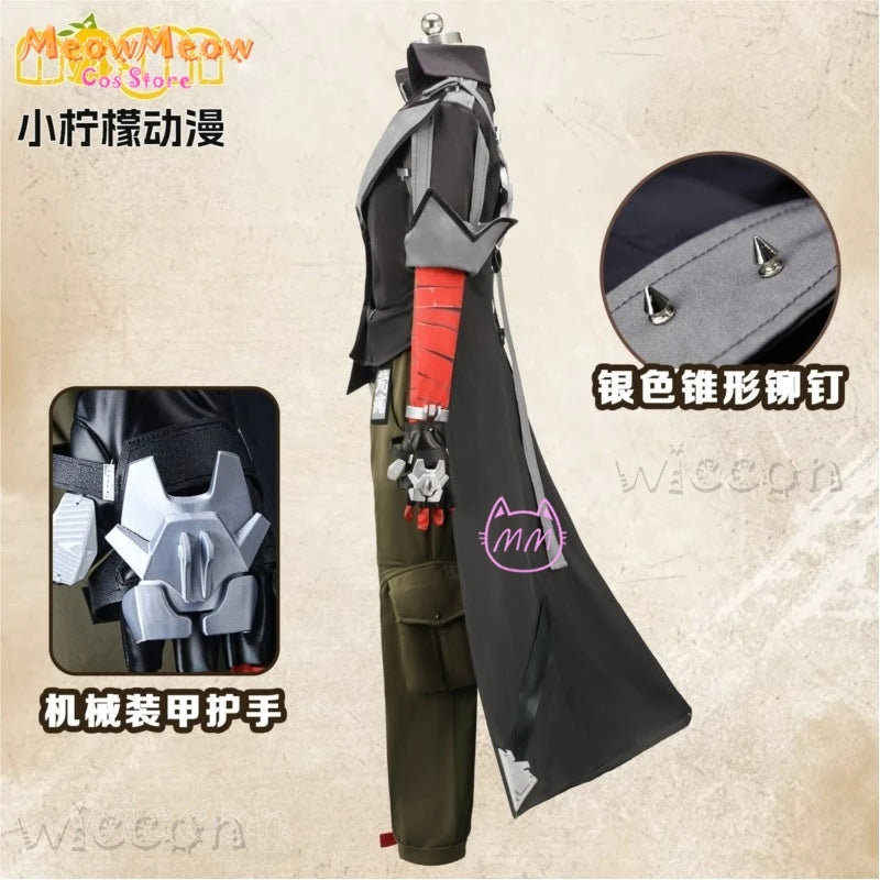 Zenless Zone Zero Komano Manato Cosplay Costume Set Polyester