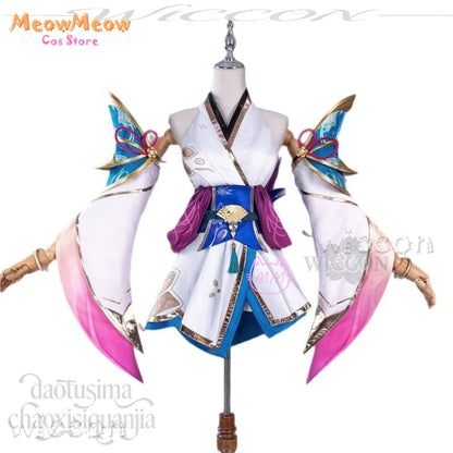 Leagguuee Anime Spirit Blossom Luuxx Costume Polyester Set