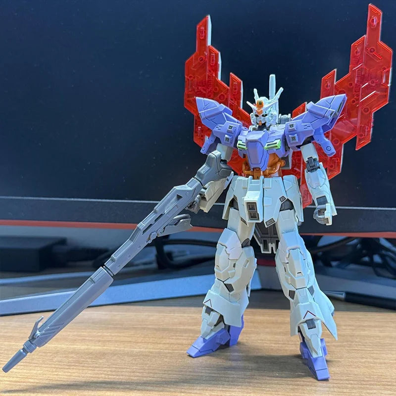 In Stock JUJIANG Model Moon Long Rifle Equipped HG 1/144 AMS-123X-X Assembly Model Kits Action Figures Robot Mecha Kids Gifts