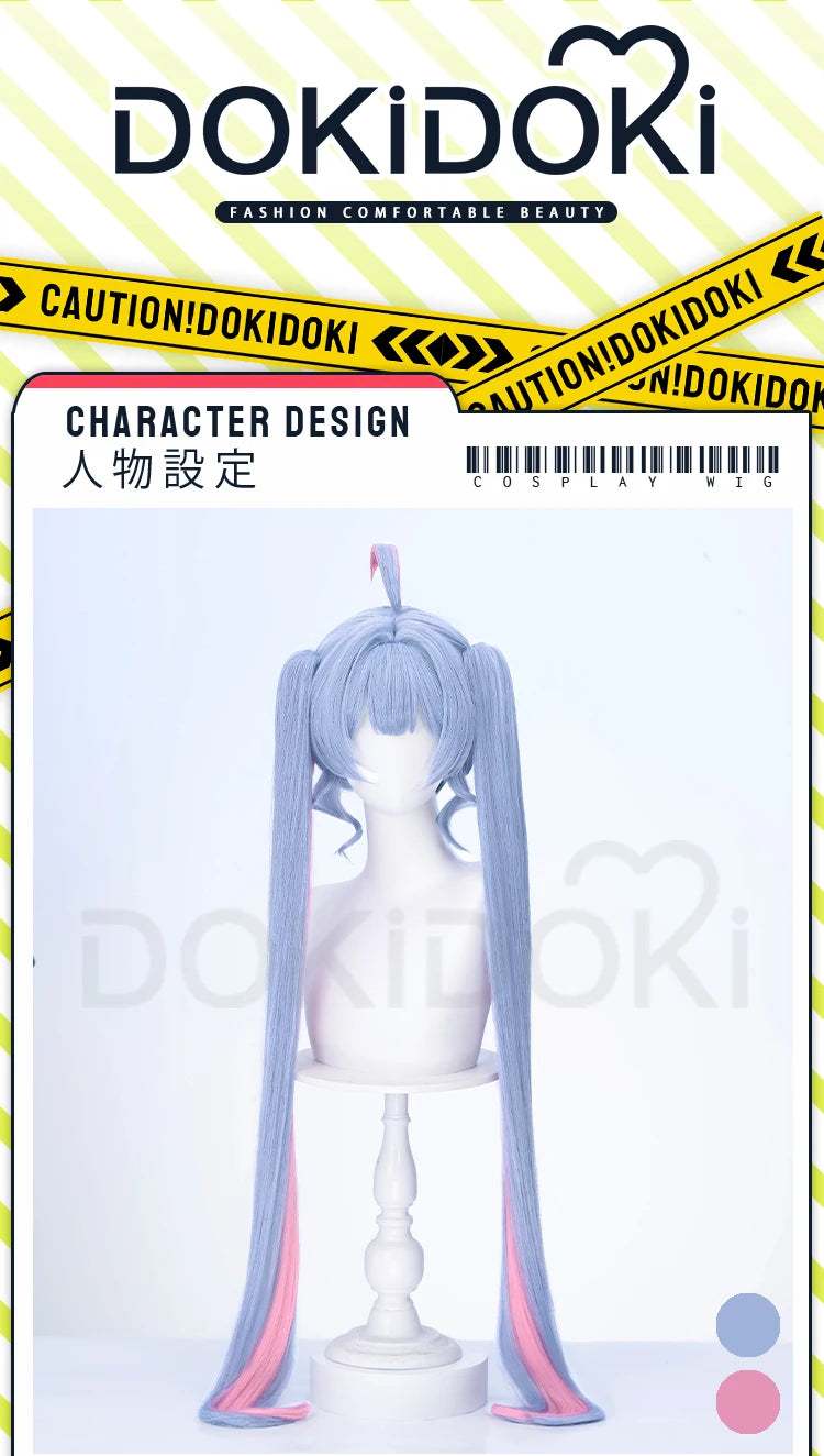 IN STOCK MIKUU Rabbit Hole Wig Cosplay DokiDoki Women Cute 100cm Hair Symphony 2025 Magical Miral Nightcord at 25 Free Wig Cap