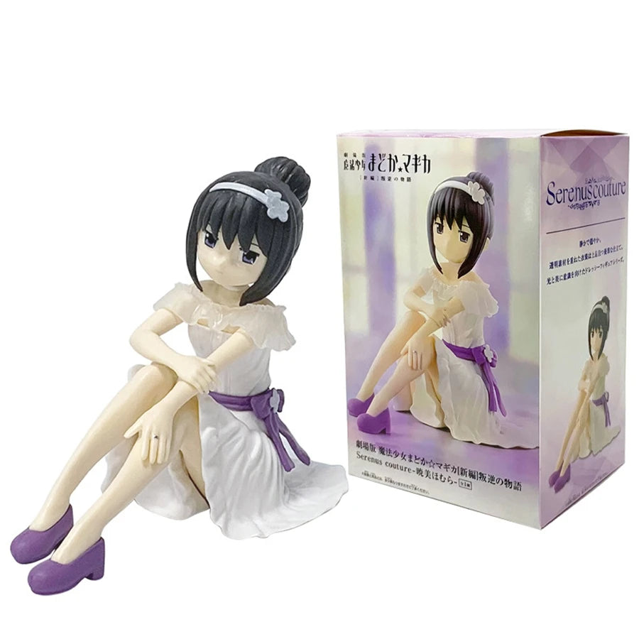10cm Mahou Shoujo Madoka Magica Anime Figure Kaname Madoka Action Figure Akemi Homura Figurine PVC Collection Model Doll Toys