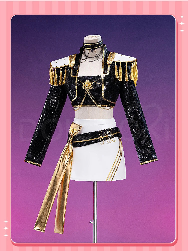 【Last Batch】IN STOCK Zoeyy Miraa Rumii Cosplay Costume【XS-3XL】DokiDoki-N Golden Costume Zoeyy Miraa Rumii Cosplay Plus Size