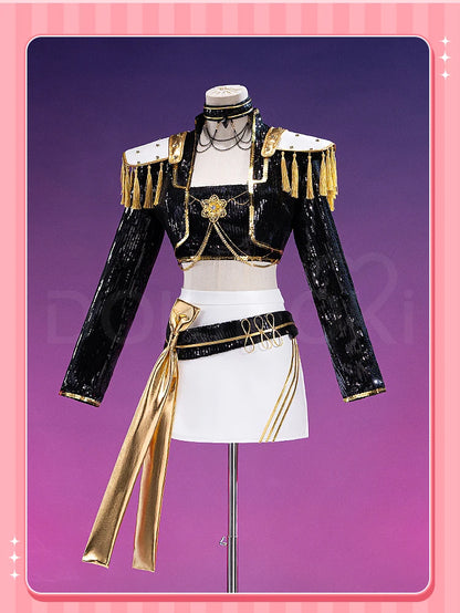 【Last Batch】IN STOCK Zoeyy Miraa Rumii Cosplay Costume【XS-3XL】DokiDoki-N Golden Costume Zoeyy Miraa Rumii Cosplay Plus Size