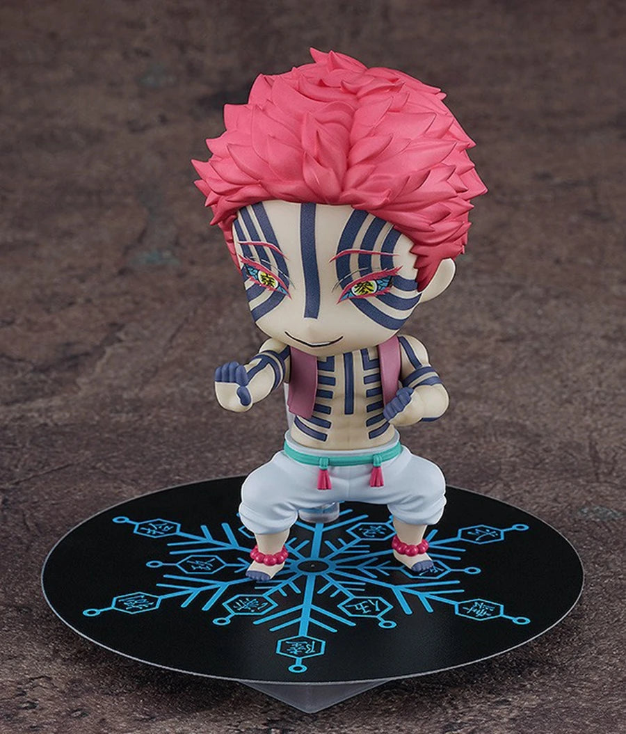 10cm/3.94in Kimetsu no Yaiba Anime Figure Upper Three Akaza Action Figure Kamado Tanjirou Figurine PVC Collection Model Doll Toy