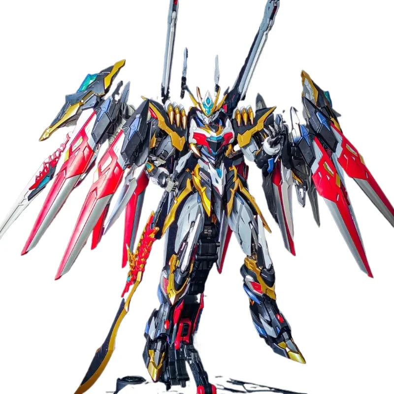 Motor Nuclear Ganjiang Mecha Assembly Model Kit Alloy Skeleton Action Figures Posable Desktop Ornament Collectible Toys Boy Gift