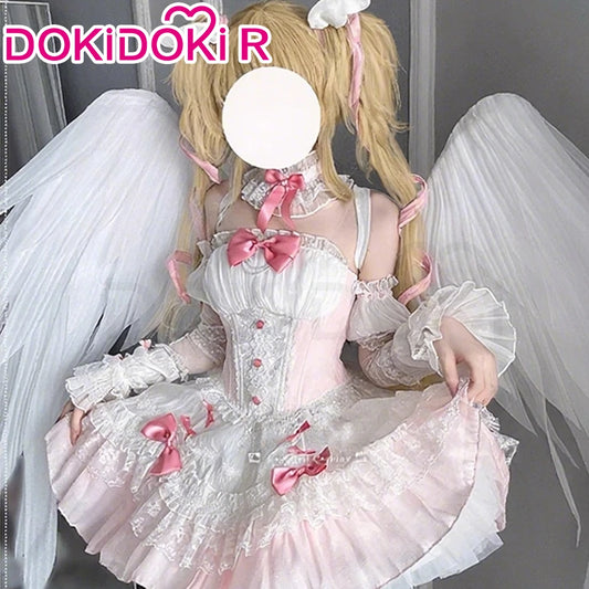 Tsukiyomi Utau Doujin Cosplay Costume Anime Shugo Chara! DokiDoki-R Halloween Devil Angel Utau Cosplay