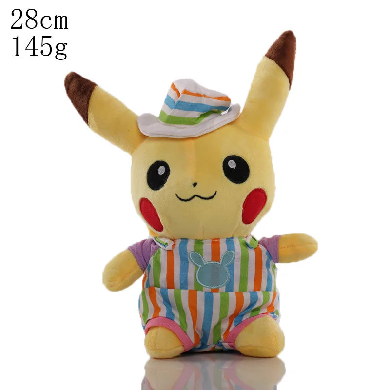 Pokemon Plush Pikachu Sprigatito Mew Celebi Plushies Fuecoco Elekid Quaxly Toys Hobbies Toy Collection Kids Xmas Birthday Gifts