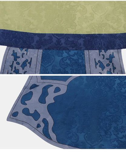 Anime The Apothecary Diaries Jinshi Cosplay Costume Wig Blue Robe Western Capital Banquet Uniform Mask Kusuriya No Hitorigoto