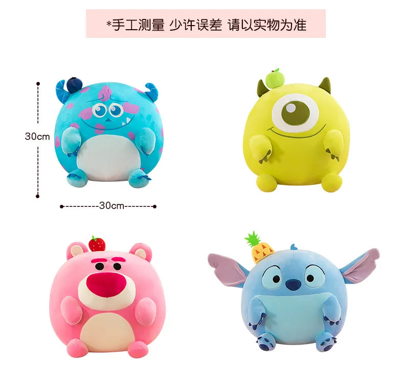 30/40/55cm Big Size Disney Alien Lotso Anime Plush Stuffed Doll Kawaii Room Decor Plush Children's Pillow Holiday Gift
