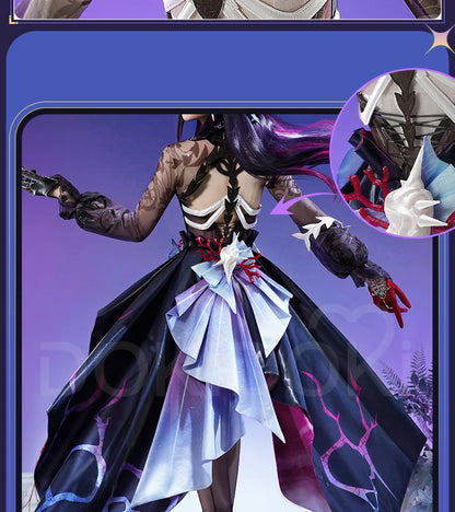 Hysilens Cosplay Costume Game Honkai: Star Rail DokiDoki-SR HSR Dress Hysilens Cosplay Halloween Costume