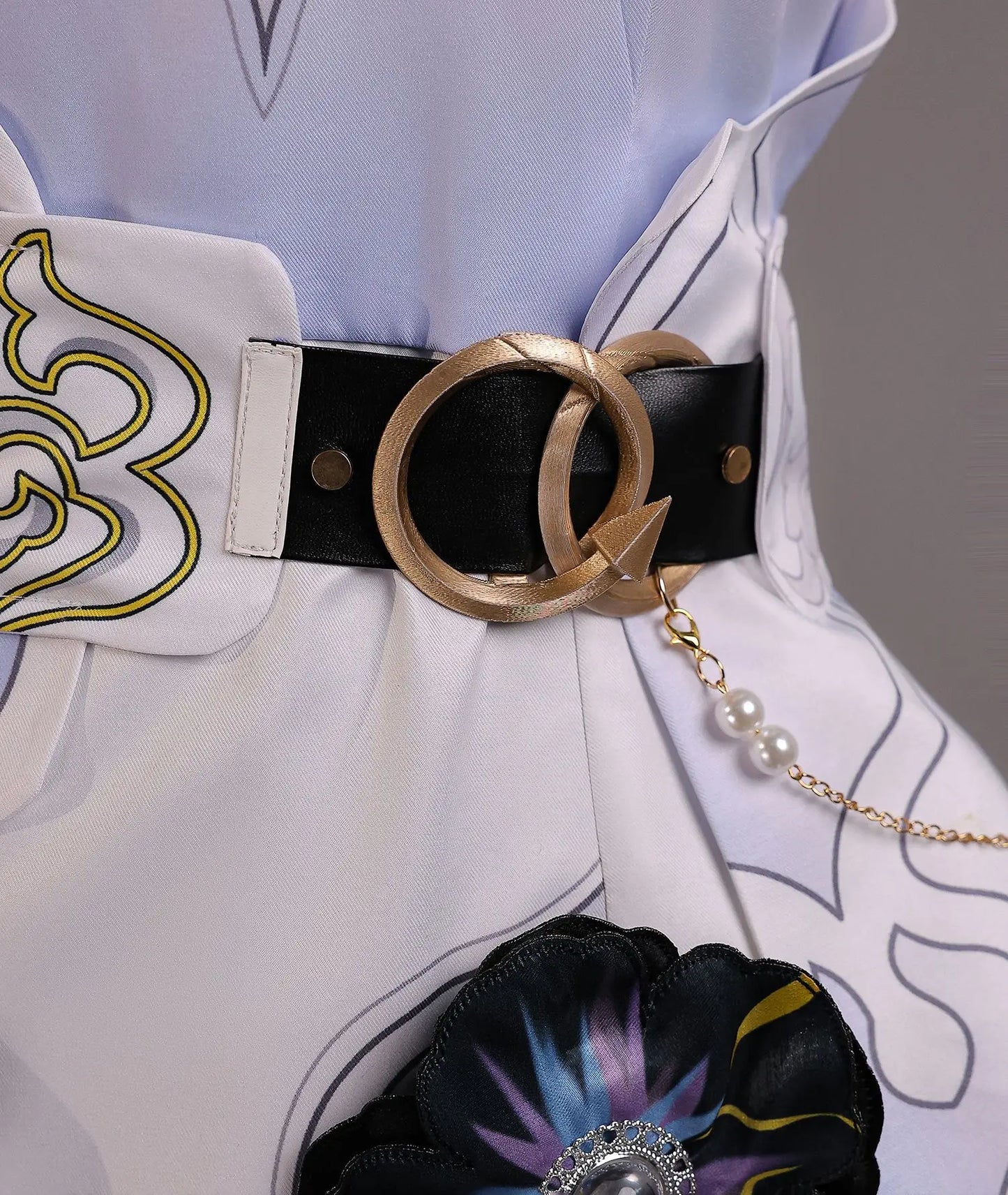 Honkai Star Rail Constance The Dahlia Cosplay Costume Wig Dress Uniform Hat Ever-Flame Mansion Halloween Party for Women Girls