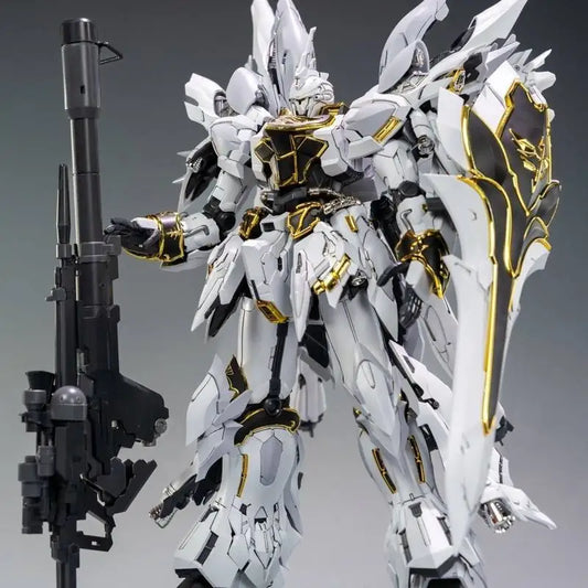 【In Stock】Comet Model Mg 1/100 Msn 06s Sinanju White Assembly Model Kits Anime Action Figure Robot Model Christmas Toy Gift