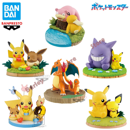 Banpresto Pokemon Charmander Charizard Pikachu Figures 9-14cm PVC