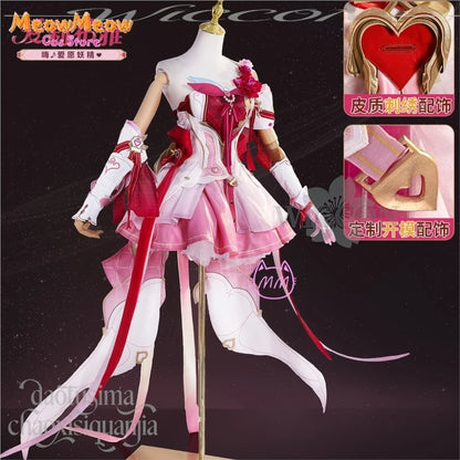 Honkai Impact 3 Elysia Cosplay Costume Set Polyester
