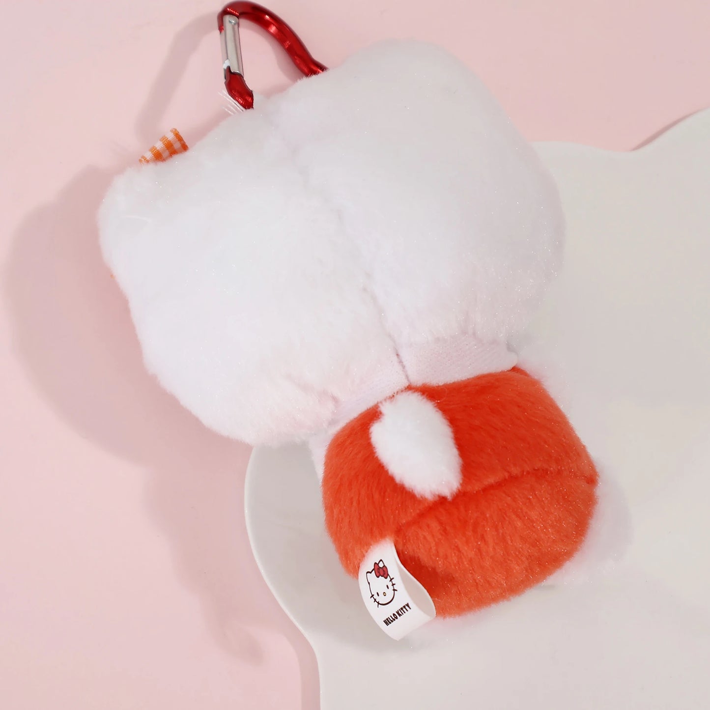 Genuine Sanrio Hello Kitty Kuromi Melody Pachacoo Cinnamoroll Stuffed Toy Pendant Cute Plush Toys Keyring Keychain Birthday Gift