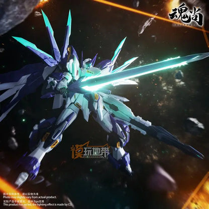 AM 1/100 FA Assault Final Shadow Series Alloy Die Casting Frame Action Figure Detachable Parts Assembly Model Collectible Toy