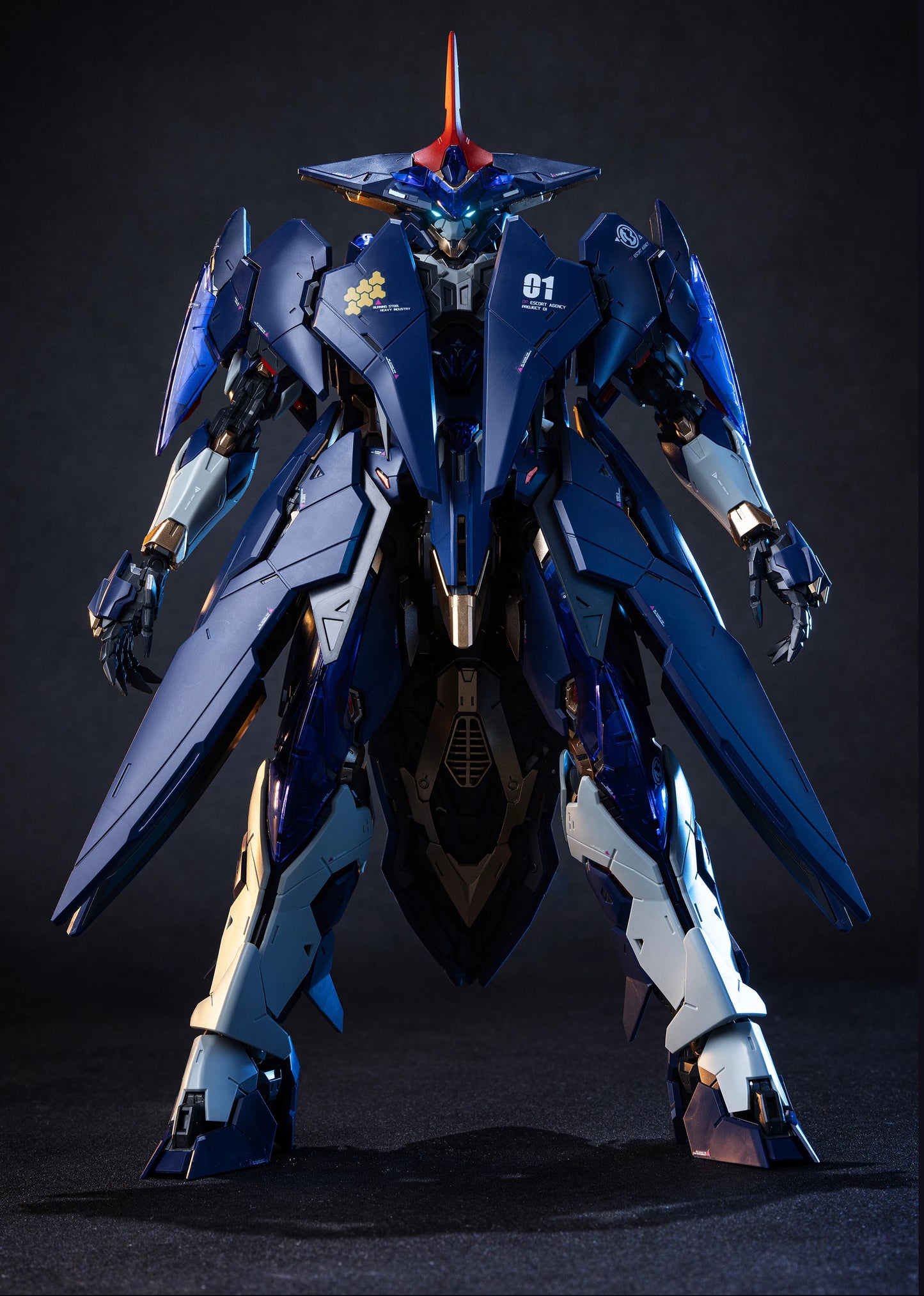 【New product】XIAOT BURNING STEEL HEAVY INDUSTRY DP ESCORT AGENCY PROJECT 01 LING YAO MG 1/100 anime doll Assembly Mecha Model