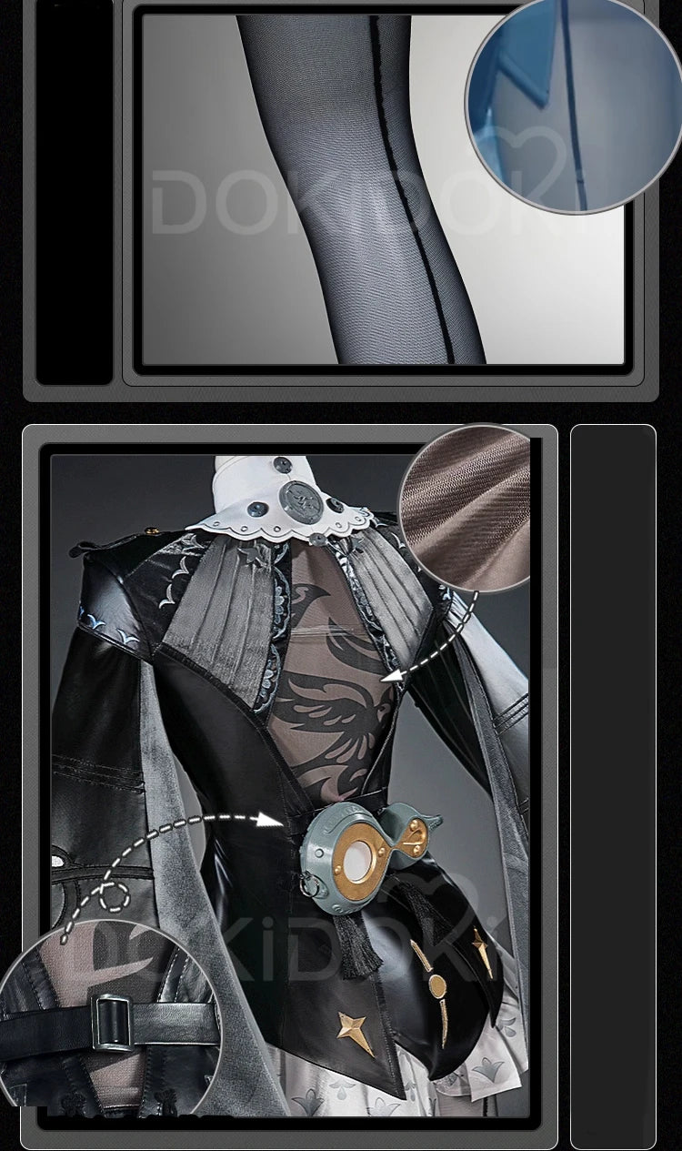 IN STOCK Yixuan Cosplay Costume Game Zenless Zone Zero DokiDoki-R ZZZ Women Black Yellow Bodysuit Yixuan Cosplay Master Costume