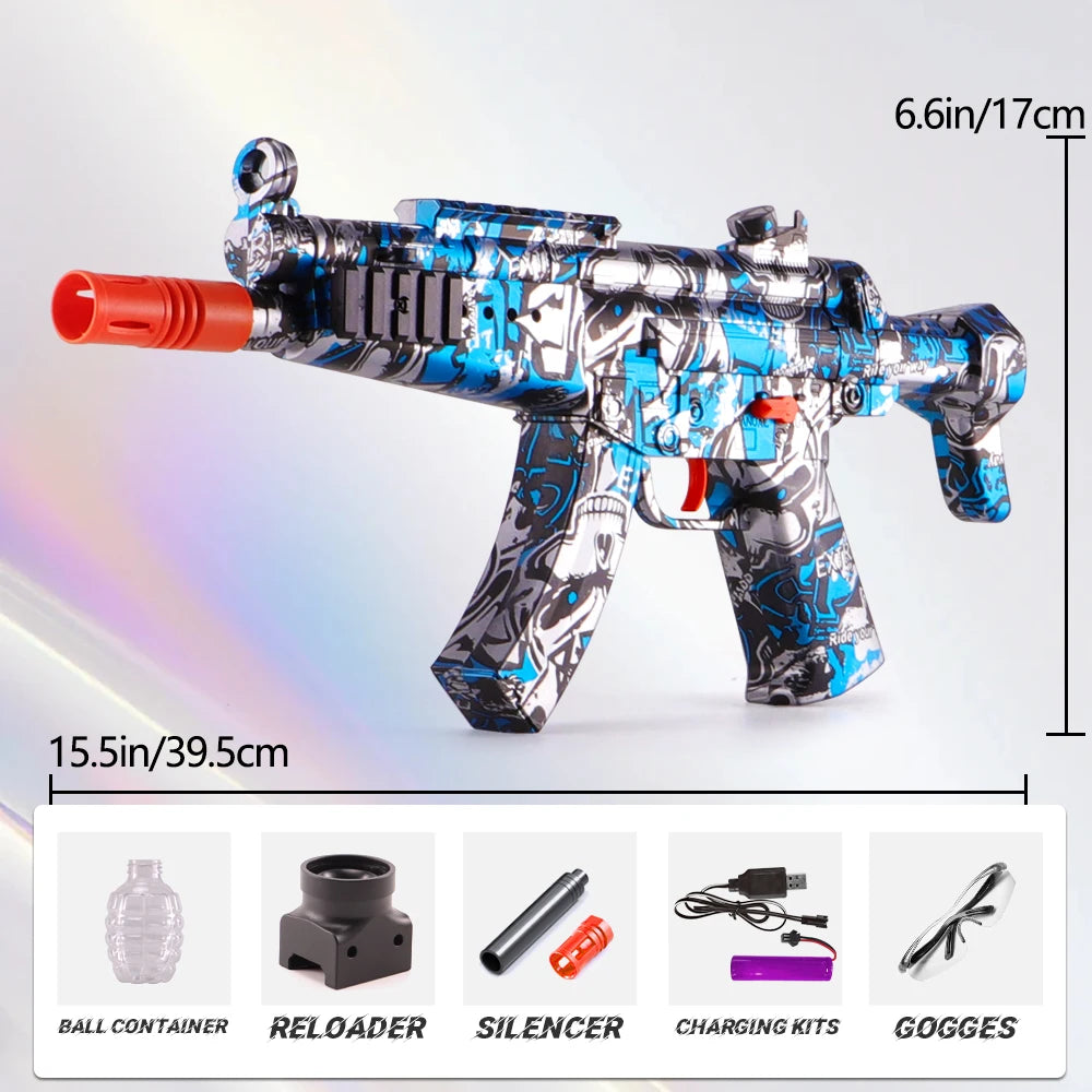 Yuizukeot MP5 Rechargeable Electric Blaster Lithium Battery