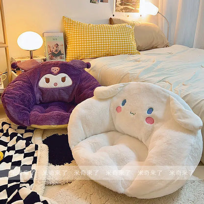 Comfortable Pochacco Sitting Cushion My Melody Kuromi Cartoon Seat Cushion Chair Japanese Style Back Cushion Sofa Bed