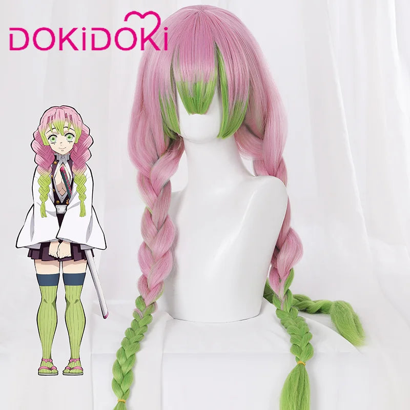 IN STOCK Tanjirouu Nezukoo Zenitsuu Mitsurii Shinobu Akazaa Wig Cosplay AnimeDokiDoki Women Tamayoo Hairpin Demon Free Wig Cap