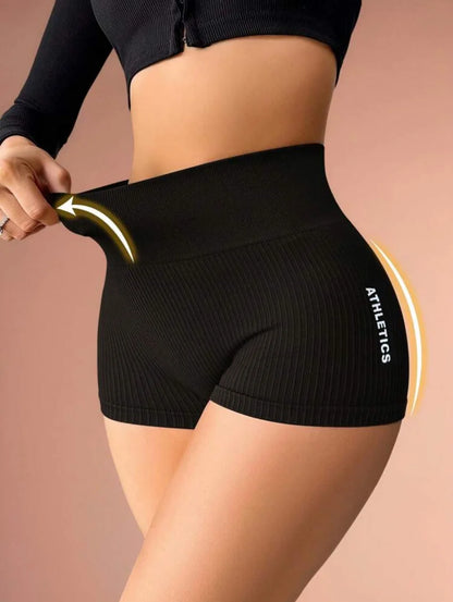 High Waisted Women’s Quick Drying Yoga Shorts with Abdominal Compression and Peach Butt Lift for Exercise Running