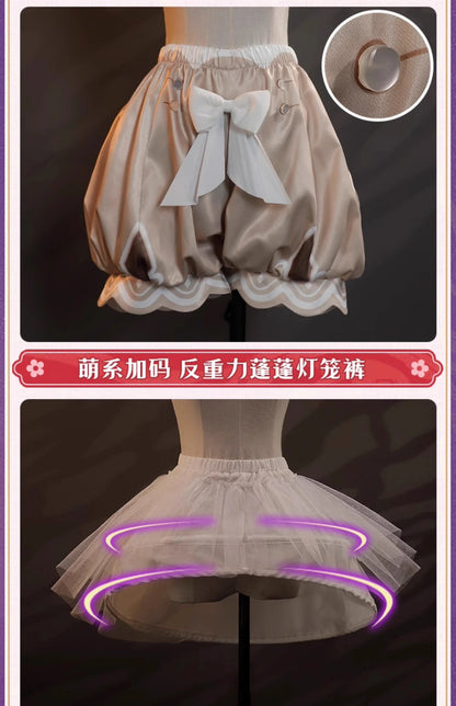 iCoser Honkai Star Rail Tribbie Cosplay Costume Wig Dress Uniform Headwear Wings Carnival Halloween Party for Women Girls Props
