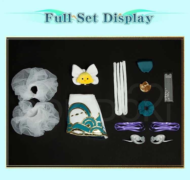 Ahrii Sonaa Cosplay Costume Game Cosplay DokiDoki-R Ahrii Sonaa Skin Spirit Blossom Springs Cosplay Women The Fox Costume