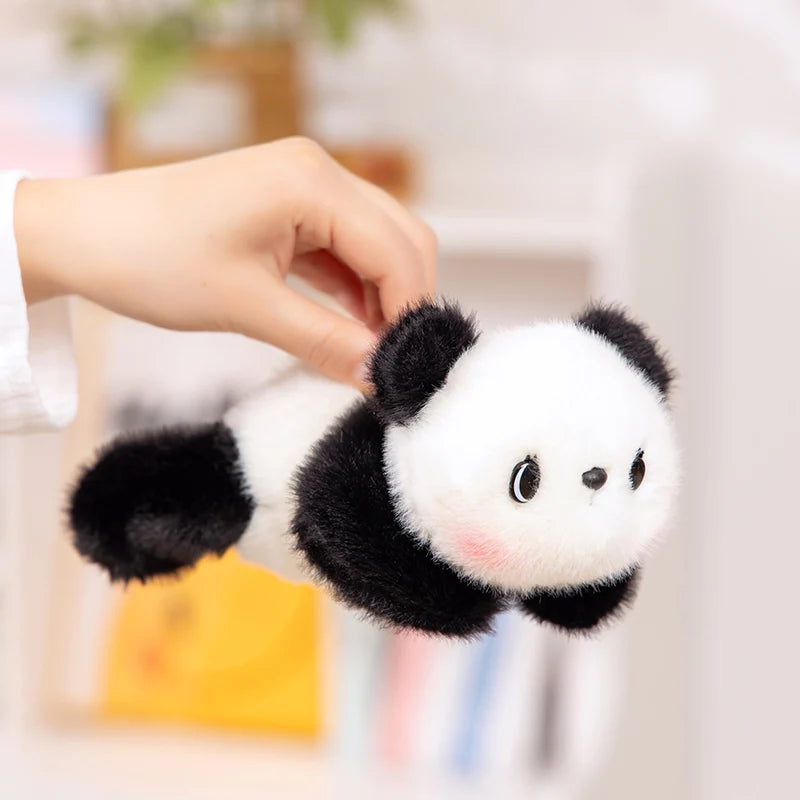 20cm Kawaii Furry Friend Stuffed Animal Dog Soft Toy Lying Puppy Panda Monkey Plushies Cute Wrist Support Plush Doll