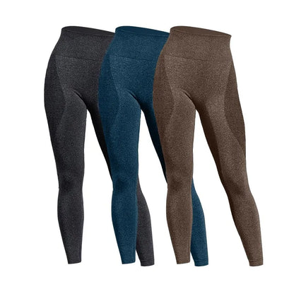 Women High Waist Seamless Yoga Leggings Butt Lift Curves Fitness Workout Tights Elastic Gym Training Pants