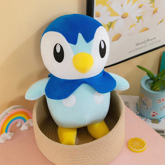 Pokemon Kawaii Piplup Plush Toys Cute Cartoon Stuffed Soft Toys Anime Penguin Plushie Big Doll Throw Pillow Kids Birthday Gift