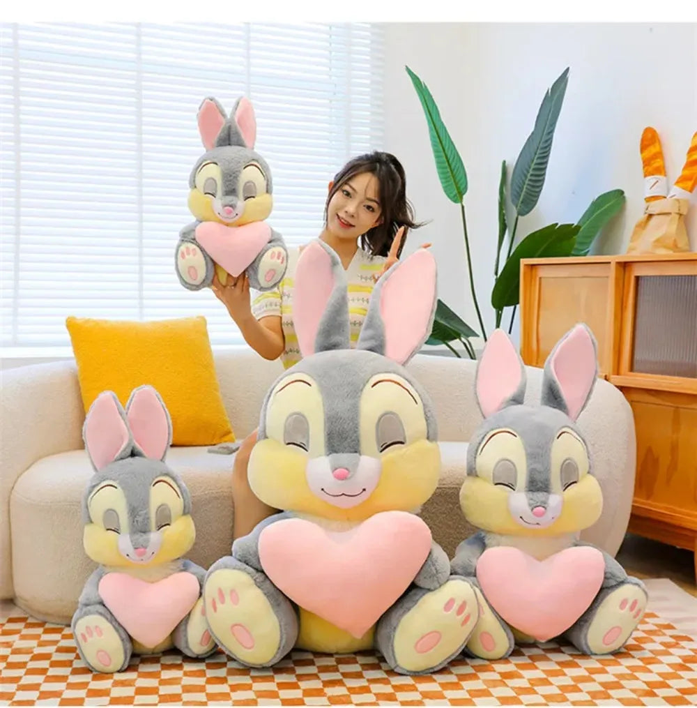 95cm Large Big Size Disney Judy Love Hug Rabbit Cartoon Anime Plush Stuffed Doll Kawaii  Plushies Ornaments Children's Gifts