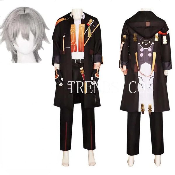 Honkai Star Rail Trailblazer Caelus Cosplay Set Cotton Polyester