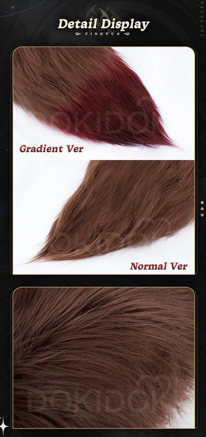 IN STOCK Jiaoqiu Tingyun Fugue Tail Ears Cosplay Props Game Honkai: Star Rail Cosplay DokiDoki Cute FoxEars Tail Foxian