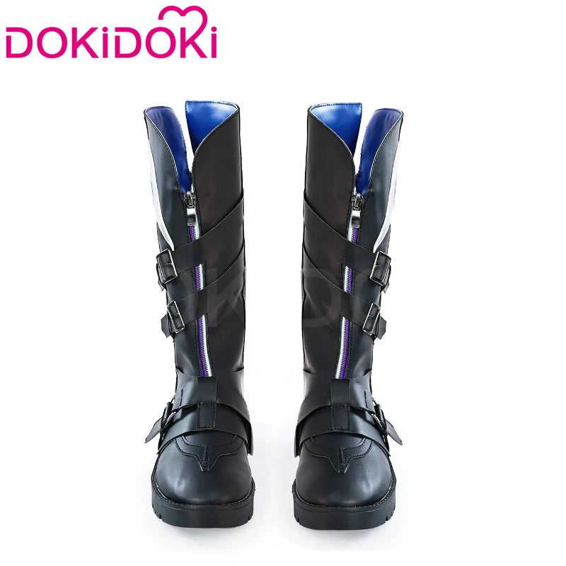 Freminet/Kaveh/Capitano/Ororon Shoes Game Genshin Impact Cosplay DokiDoki Fontaine Men Captain Freminet Shoes Kaveh Cosplay