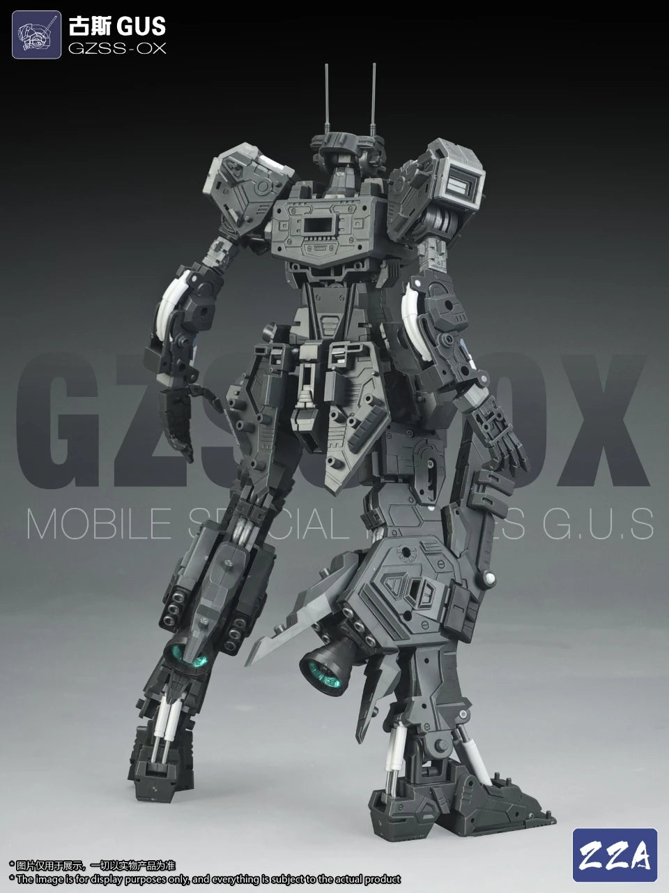 1/100 ZZZA GUS GZSS-OX Series Action Figure Mecha Warrior High Detail Detachable Assembly Model Collectible Toy Christmas Gifts
