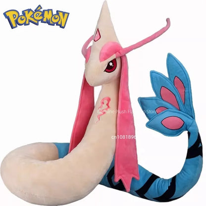 170/200cm Big Size Pokemon Milotic Dragon Air Anime Plush Stuffed Doll Room Decoration Peluche Pillow Ornaments Children's Gifts