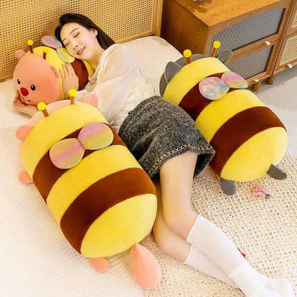 75CM Cute Soft Kawaii Honey Husky  Plush Toys Dog Stuffed Animals Long Pillow Doll for Kids Girlfriend Birthday Gift Home Decor