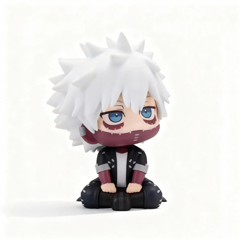 My Hero Academia Chibi PVC Figurines Tomura Shigaraki Izuku Midoriya Katsuki Bakugo Collectible Toy Model