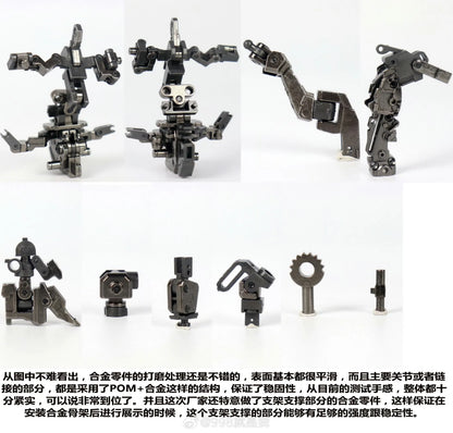 In Stock DABAN 8827 Alloy Skeleton MG 1/100 Snow White Prelude Fix Ver Assembly Model Kit XXXG-00YSW Action Figure Model Toy