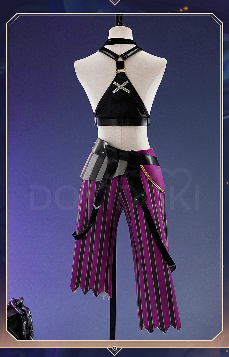 IN STOCK Jinxx Cosplay Costume Game【XS-3XL】DokiDoki-R Women Costume Jinxx Cosplay Plus Size