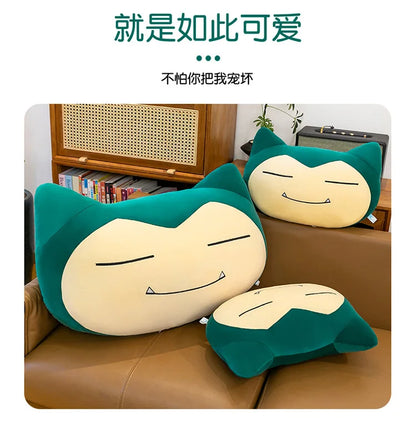 55/65/80CM Big Size Pokemon Snorlax‌ Plushies Kabigon Kawaii Cartoon Anime Plush Bolster Comfortable Soft Doll Children Gift