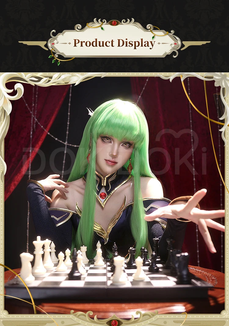 IN STOCK Lelouchh Lamperougee C Cosplay Anime【S-2XL】DokiDoki-SR Men Emperor C Queen Lelouchh Cosplay Plus Size Halloween