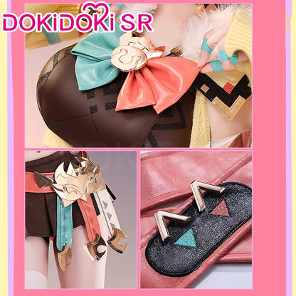 IN STOCK Varesa Cosplay Costume Game Genshin Impact【S-5XL】DokiDoki-SR Women Cute Halloween Cosplay Varesa Wig Plus Size