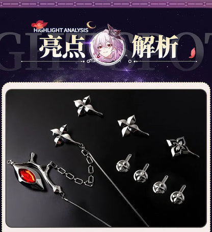 Honkai Star Rail Evernight March 7th Cosplay Costume Dress Headwear Mysterious Foreign Guest Halloween Party for Women iCoser