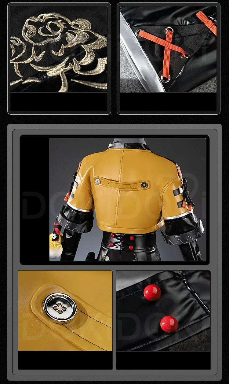 Ju Fufu Cosplay Costume Game Zenless Zone Zero DokiDoki-R ZZZ Women Suit Ju Fufu Tiger Cosplay Halloween Tail Ears