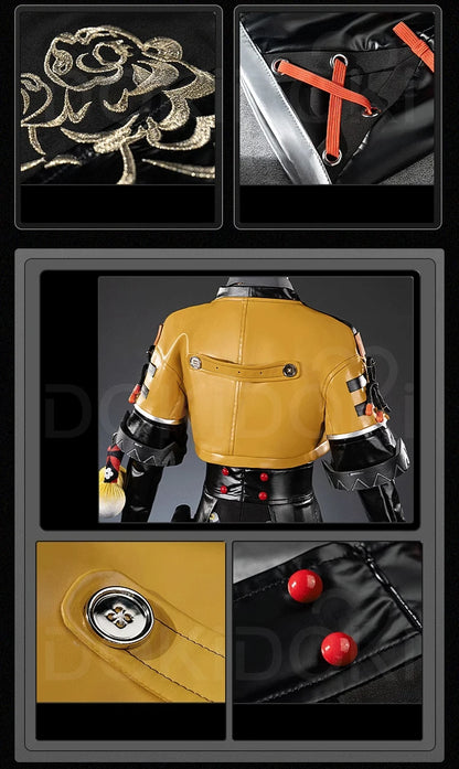 Ju Fufu Cosplay Costume Game Zenless Zone Zero DokiDoki-R ZZZ Women Suit Ju Fufu Tiger Cosplay Halloween Tail Ears