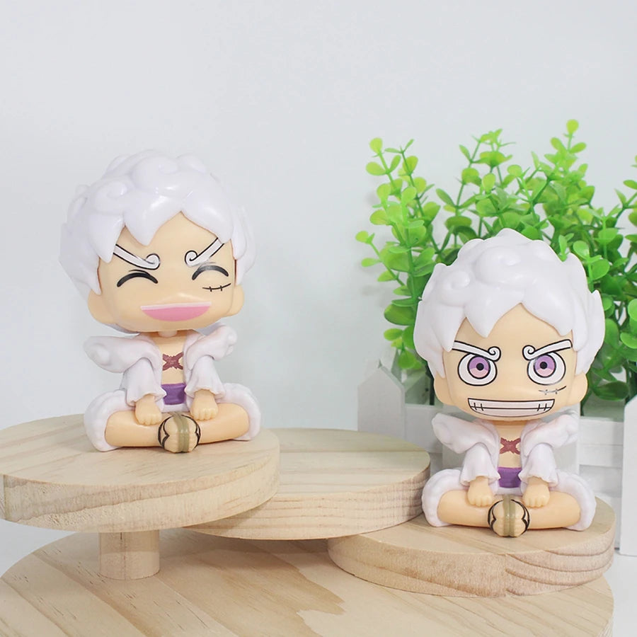 9.5cm ONE PIECE Anime Figure Look Up Gear 5 Monkey D. Luffy Action Figure Q Version Luffy Figurine PVC Collection Model Doll Toy