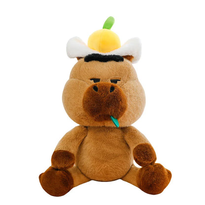 Capybara Plush Toy Stuffed Animal for Kids Birthday Christmas Gift Soft Cuddly Doll Comforter Wholesale Cute Capybara Pillow